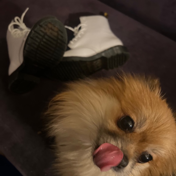 WHITE PATENT DR MARTENS SIZE 38 - Picture 3 of 3